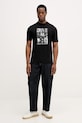 Karl Lagerfeld t-shirt bawełniany 561225.755149 czarny SS26