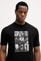 Karl Lagerfeld t-shirt bawełniany czarny 561225.755149