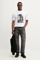 Karl Lagerfeld t-shirt bawełniany 561252.755173 biały SS26