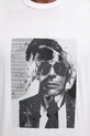 Karl Lagerfeld t-shirt bawełniany biały 561252.755173