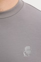 Majica kratkih rukava Karl Lagerfeld 561221.755750 siva