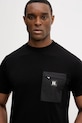 Karl Lagerfeld t-shirt bawełniany czarny 561221.755043