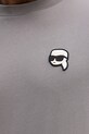 Karl Lagerfeld t-shirt bawełniany 561224.755710 szary