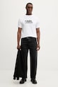 Karl Lagerfeld t-shirt bawełniany 561235.755780 biały SS26