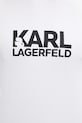 Karl Lagerfeld t-shirt bawełniany 561235.755780 biały