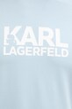 Karl Lagerfeld t-shirt bawełniany 561235.755780 niebieski