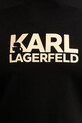 Karl Lagerfeld t-shirt bawełniany 561235.755780 czarny