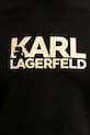 Karl Lagerfeld t-shirt bawełniany 561235.755780 czarny