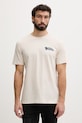 Odzież Fjallraven t-shirt męski bawełniany Swedish Forest F12600327 beżowy