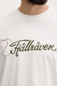 Fjallraven t-shirt męski bawełniany Archive F12600328 beżowy
