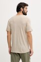 Ρούχα Fjallraven T-shirt ανδρικό με πρόσμιξη μαλλιού Abisko Wool F86977 μπεζ