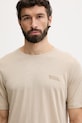 Fjallraven T-shirt ανδρικό με πρόσμιξη μαλλιού Abisko Wool μπεζ F86977