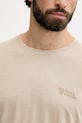 Fjallraven T-shirt ανδρικό με πρόσμιξη μαλλιού Abisko Wool F86977 μπεζ