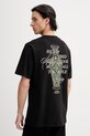 Bavlněné tričko Les Deux Ben potisk černá 1001576
