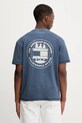 Tommy Jeans t-shirt bawełniany nadruk niebieski DM0DM22309