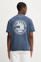 Tommy Jeans t-shirt bawełniany nadruk niebieski DM0DM22309