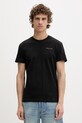Tommy Jeans T-shirt męski bawełniany 2-pack DM0DM22316 czarny SS26