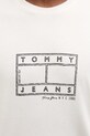 Tommy Jeans t-shirt bawełniany DM0DM22317 beżowy