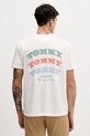 Odzież Tommy Jeans t-shirt bawełniany DM0DM22318 beżowy