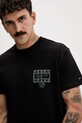 Tommy Jeans t-shirt bawełniany czarny DM0DM22319