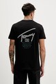 Tommy Jeans t-shirt bawełniany nadruk czarny DM0DM22320