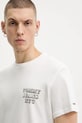 Tommy Jeans t-shirt bawełniany beżowy DM0DM22321