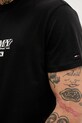 Tommy Jeans t-shirt bawełniany DM0DM22322 czarny