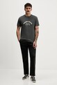 Tommy Jeans t-shirt bawełniany DM0DM22328 szary SS26