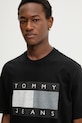 Tommy Jeans t-shirt bawełniany czarny DM0DM22463