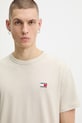 Tommy Jeans t-shirt beżowy DM0DM22667