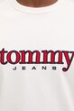 Tommy Jeans t-shirt bawełniany DM0DM22719 beżowy