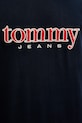 Tommy Jeans t-shirt in cotone DM0DM22719 blu navy