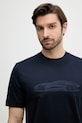 BOSS t-shirt bawełniany C-Taut 242_AM granatowy 50555828