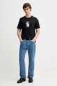 PS Paul Smith t-shirt bawełniany M2R.011R.VP5620 granatowy SS26