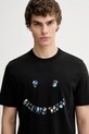 PS Paul Smith t-shirt bawełniany czarny M2R.220X.VP5589