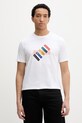 PS Paul Smith t-shirt męski bawełniany biały M2R.011R.VP5798