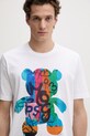 PS Paul Smith t-shirt męski bawełniany biały M2R.220X.VP5789