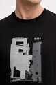 BOSS Orange t-shirt bawełniany Te_Imprint 50556007 czarny