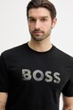 BOSS Orange t-shirt bawełniany Te_Insignia czarny 50556009