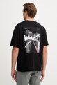 Odzież BOSS Orange t-shirt bawełniany Te_Citylights 50556032 czarny