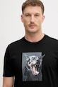 BOSS Orange t-shirt bawełniany Te_Dobermann czarny 50558965
