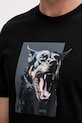 BOSS Orange t-shirt bawełniany Te_Dobermann 50558965 czarny