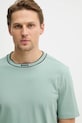 BOSS Green t-shirt bawełniany Tee 5 turkusowy 50554862