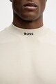 BOSS Green t-shirt Tee Collar 50555527 beżowy