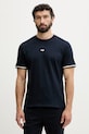 BOSS tricou loungewear bărbătesc din bumbac Iconic T-Shirt bleumarin 50557198