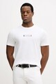 Tommy Hilfiger t-shirt bawełniany nadruk biały MW0MW41453