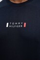 Tommy Hilfiger t-shirt bawełniany MW0MW41453 granatowy