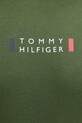 Памучна тениска Tommy Hilfiger MW0MW41453 зелен