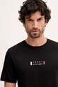 Tommy Hilfiger t-shirt bawełniany czarny MW0MW41453