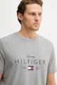 Tommy Hilfiger t-shirt bawełniany szary MW0MW41455